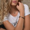 Bracelet Silver Lucky Charm - nacre