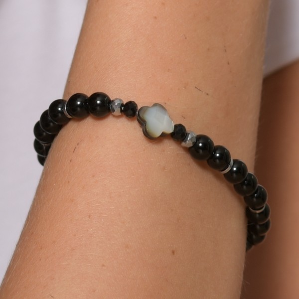 Bracelet Silver Lucky Charm - nacre