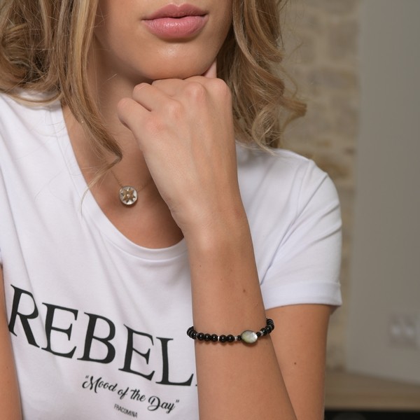 Bracelet Silver Harmony - nacre