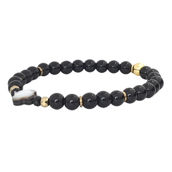 Bracelet Golden Lucky Charm - nacre